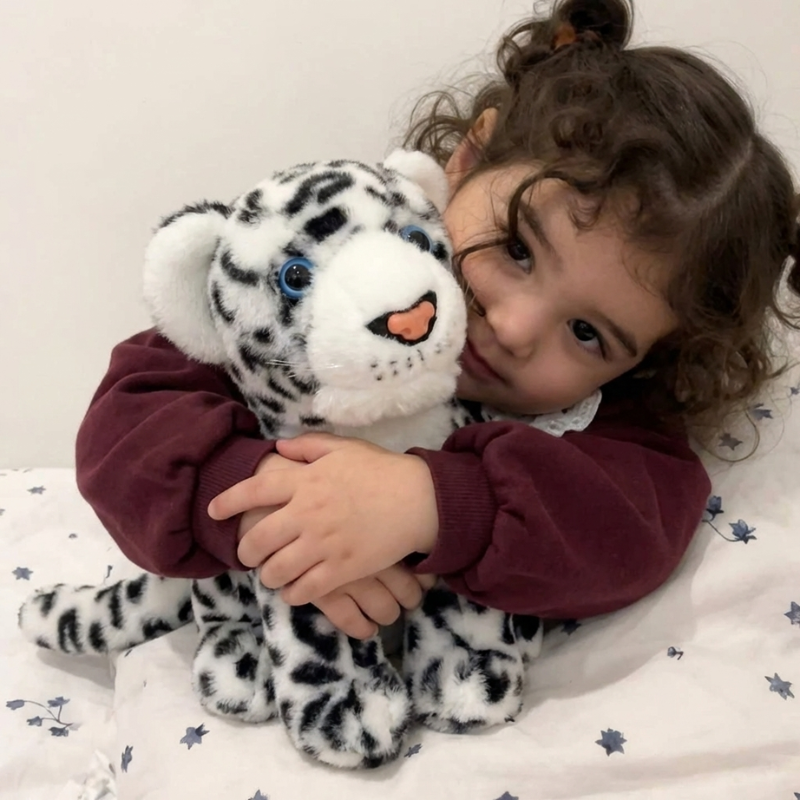 Arctic Whisper Snow Leopard Plush Toy — Clean Quality Companion