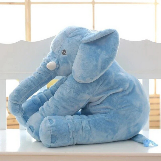 Modern Trunk Elephant Plush Toy — Clean Calming Comfort