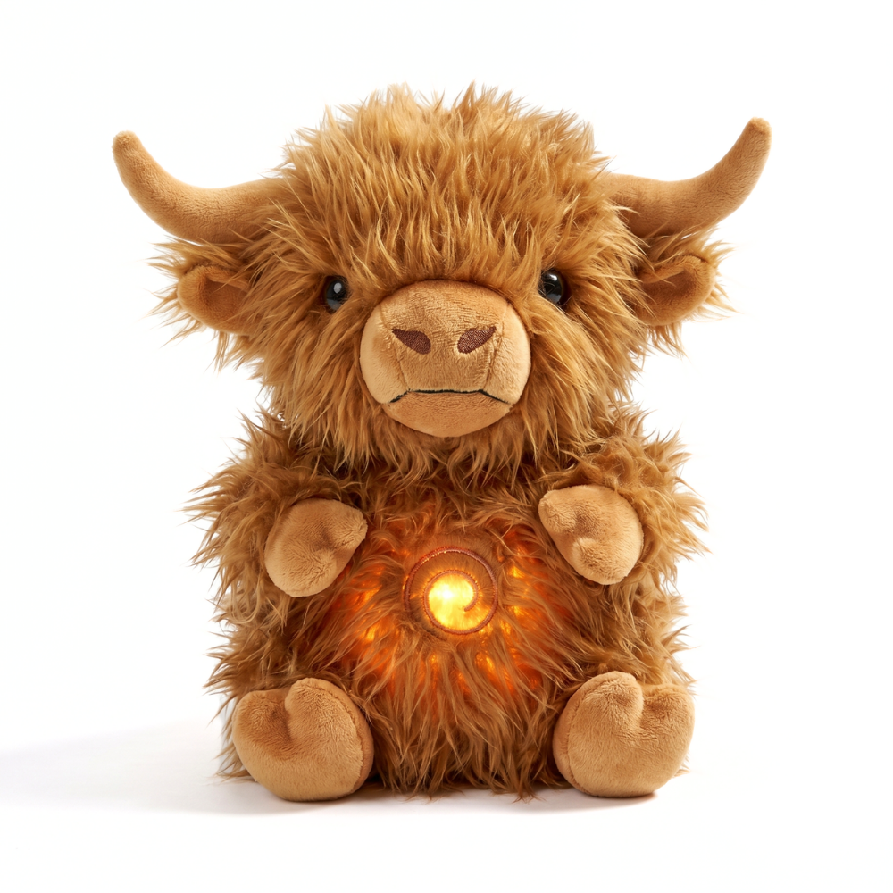 CozyCow – Breathing Highland Cow with Light & Sound