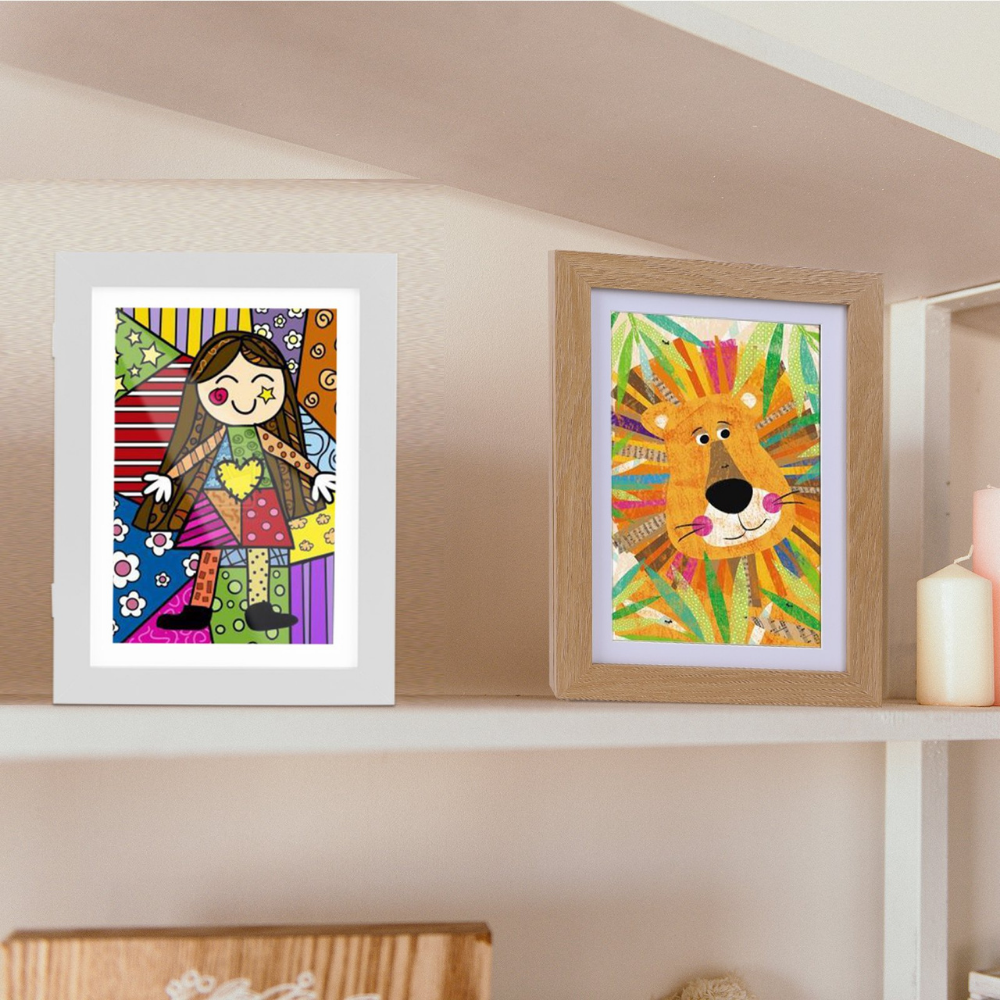 BrightNest Kids Artwork Frame — Organized Creative Display