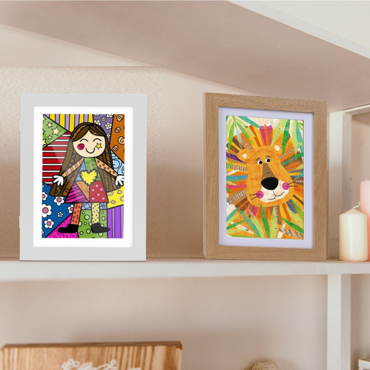 BrightNest Kids Artwork Frame — Organized Creative Display