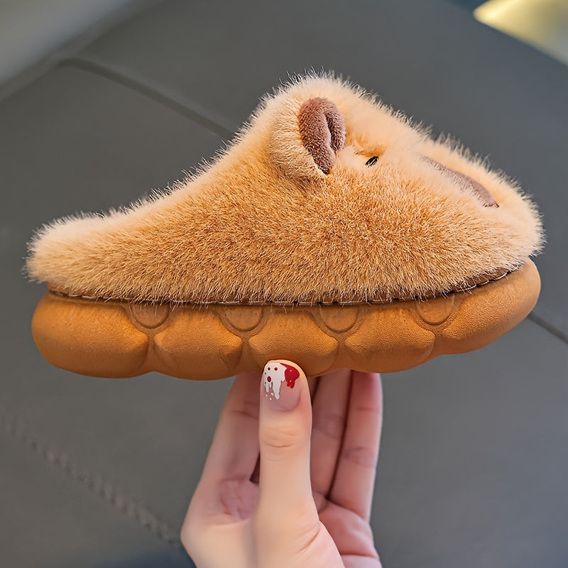 SnugglePaws Plush Animal Kids Slippers — Modern Warm Quality