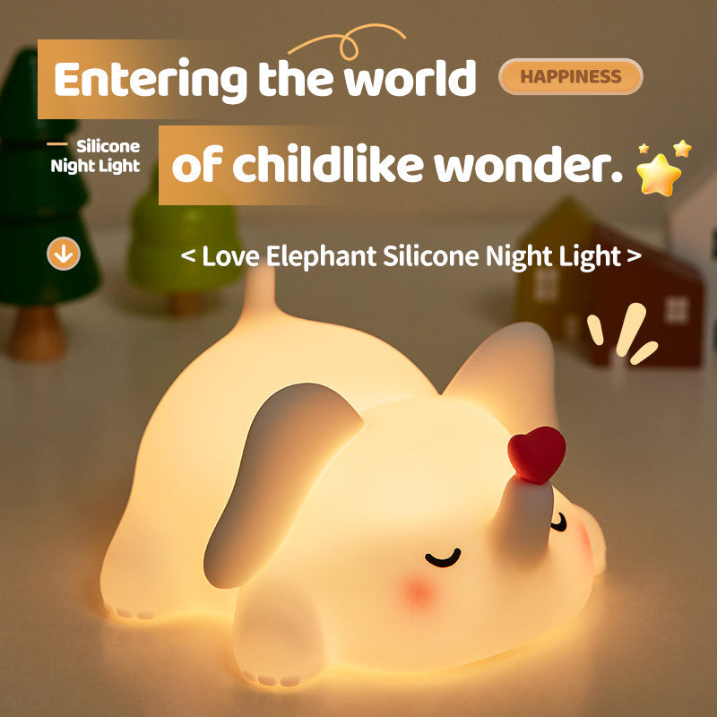 EllieGlow Elephant Baby Night Light — Clean, Calming Bedtime Comfort