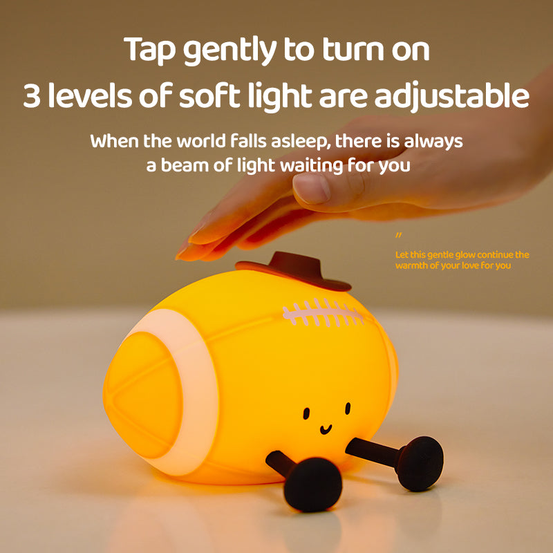 GlowBuddy Football Kids Night Light — Clean Calming Quality