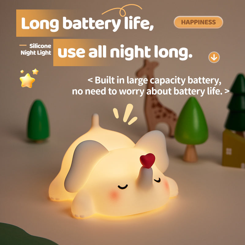 EllieGlow Elephant Baby Night Light — Clean, Calming Bedtime Comfort