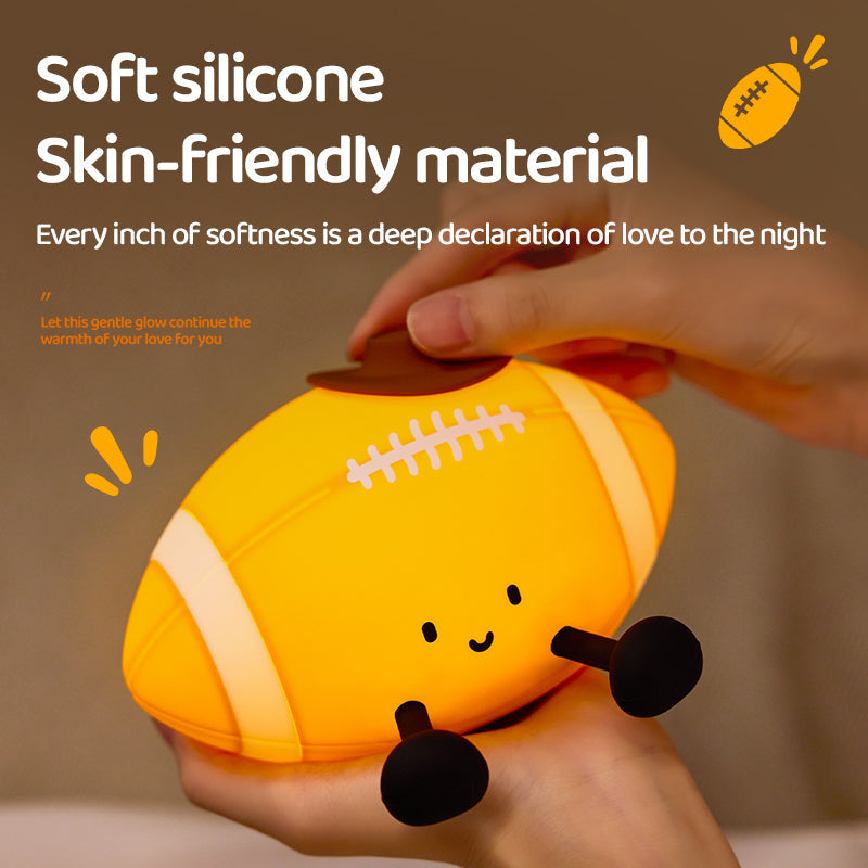 GlowBuddy Football Kids Night Light — Clean Calming Quality