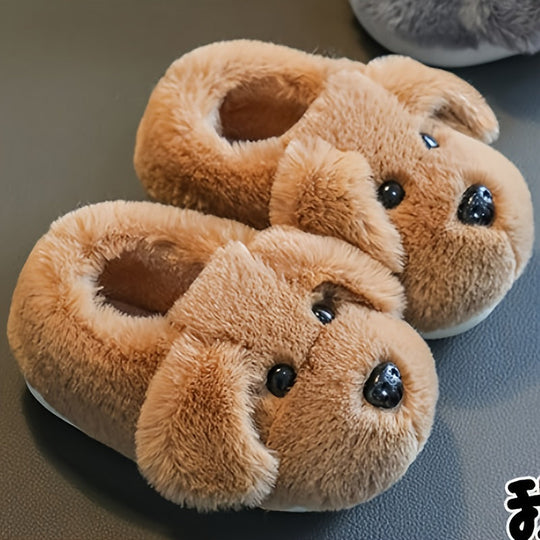PawBuddy Cozy Pup Kids Slippers — Warm Safe Quality