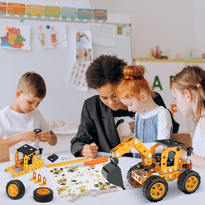 BuildCraft Junior Metal Builder Set – Kids Construction Toy for Creative Learning