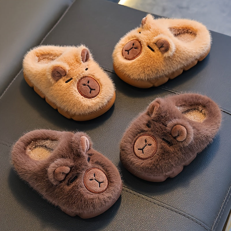 SnugglePaws Plush Animal Kids Slippers — Modern Warm Quality