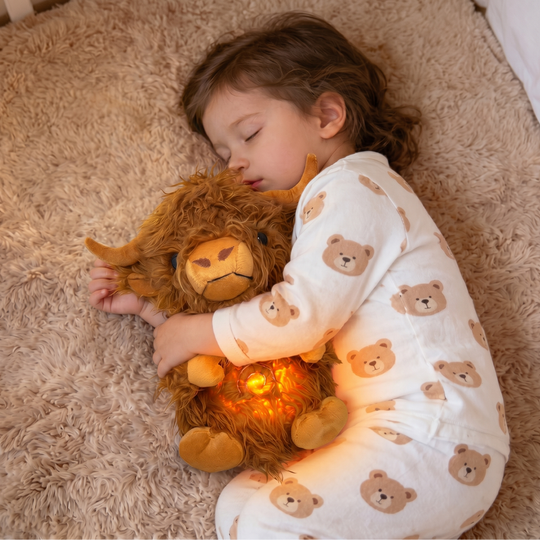 CozyCow – Breathing Highland Cow with Light & Sound