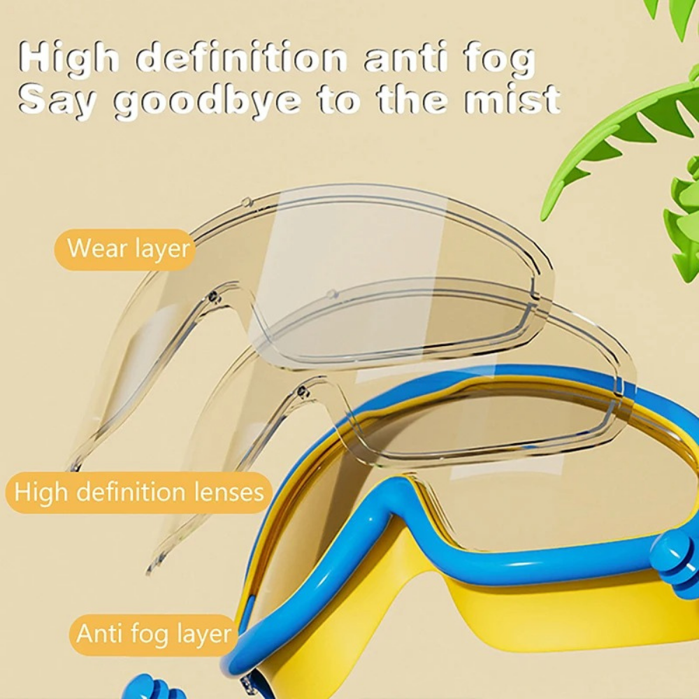 ClearWave Kids Swim Goggles — Leakproof Comfort for Clear Vision