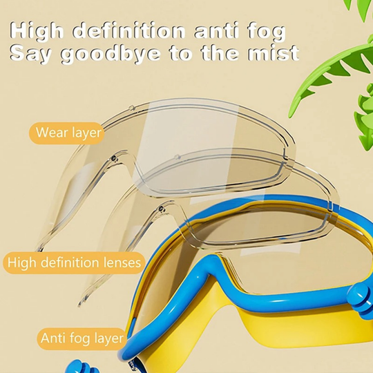ClearWave Kids Swim Goggles — Leakproof Comfort for Clear Vision