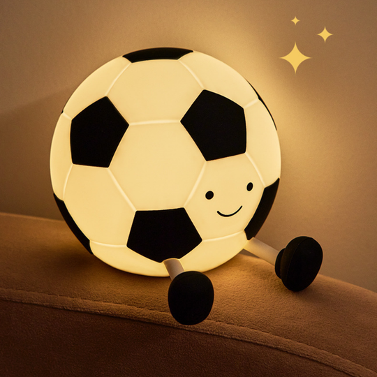 SoccerGlow – Silicone Soccer Ball Night Light with Touch Control