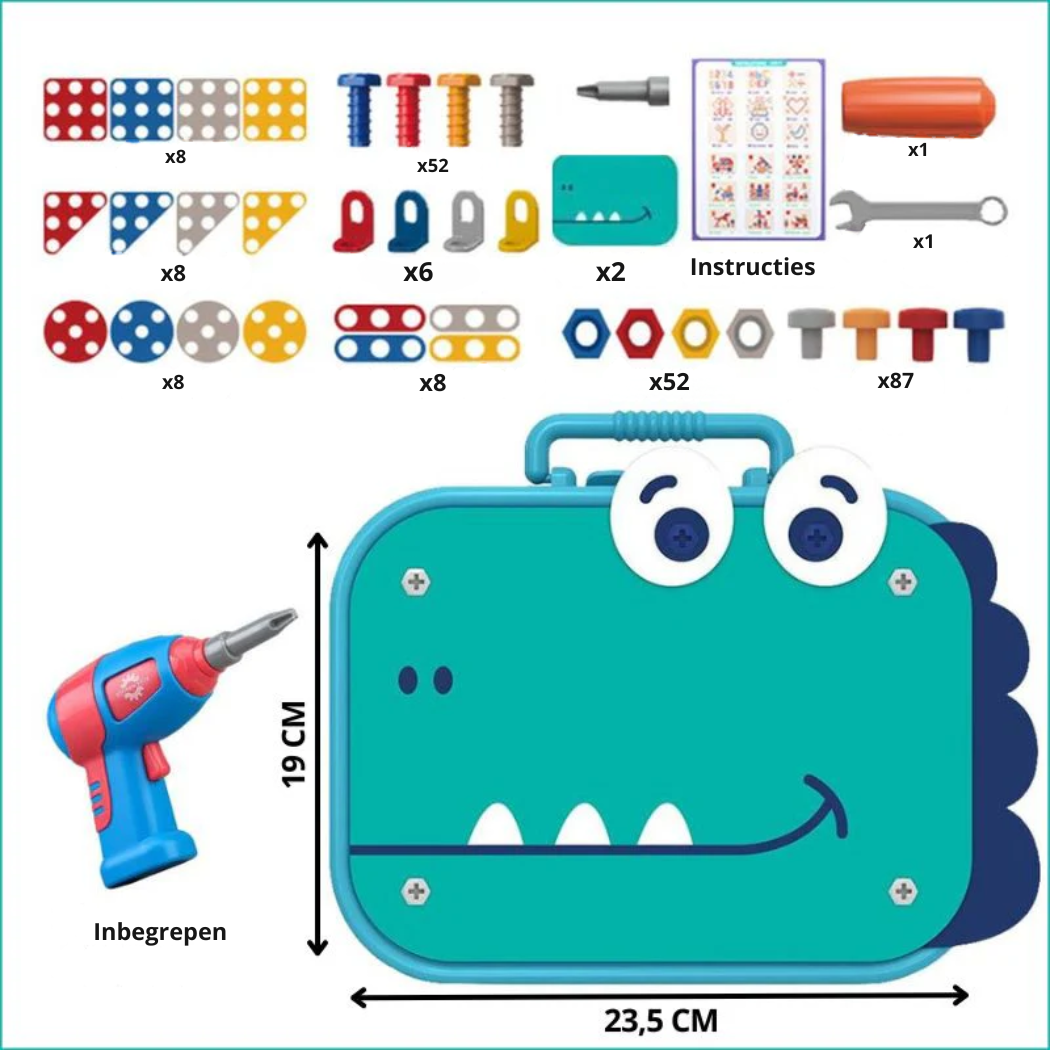 Cicimi Kids Builder Montessori Tool Set — Safe Hands-On Learning