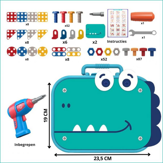 Cicimi Kids Builder Montessori Tool Set — Safe Hands-On Learning