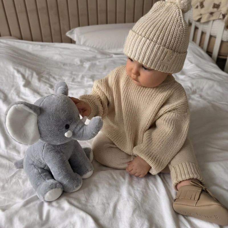 Willow Elephant Plush Toy — Soft Comfort for Kids