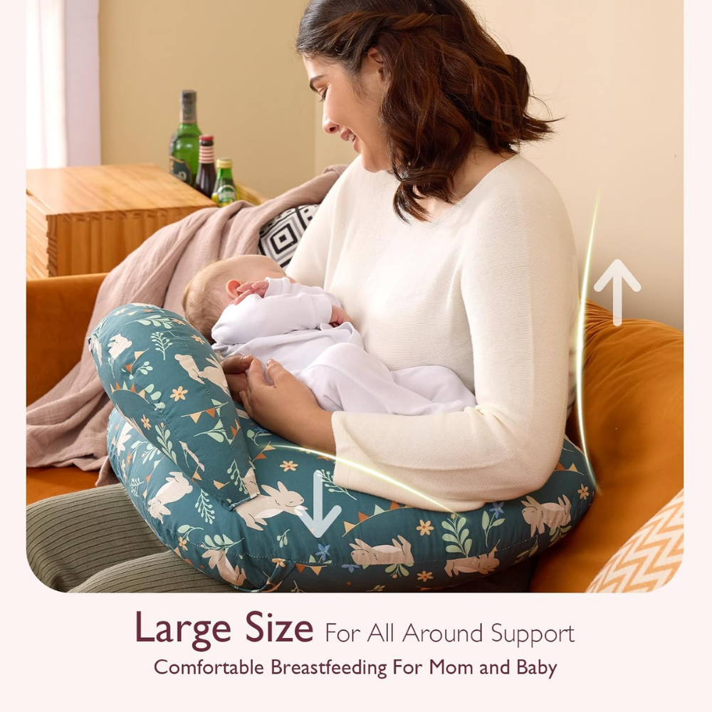 CuddleEase Baby Feeding Pillow Nursing Pillow — Secure Quality