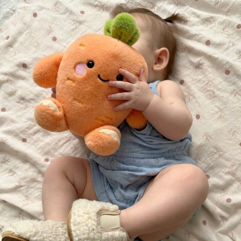 Carrot Cuddle Plush Toy Kids Plush Toy — Modern Quality & Calming Hugs