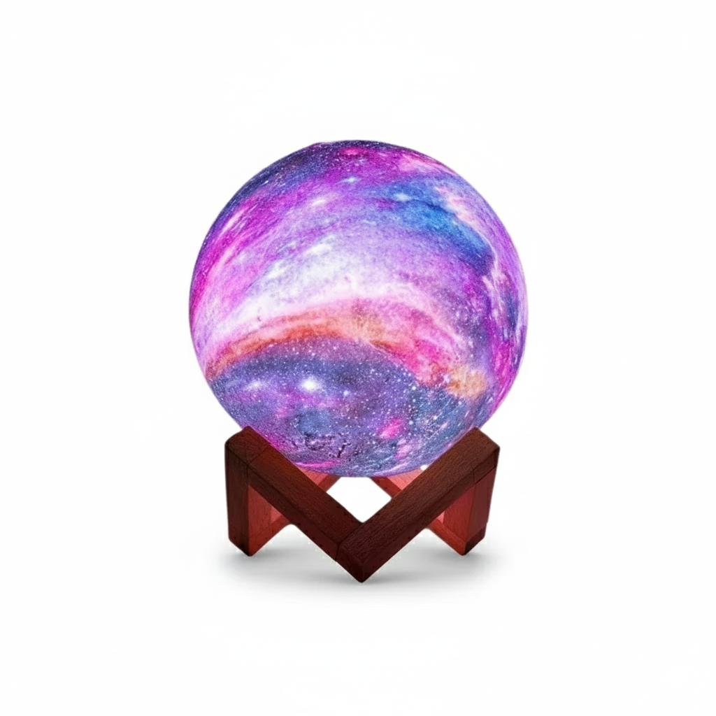 DreamGlow Orbit Night Light Projector — Kids Star Lamp Calm Sleep