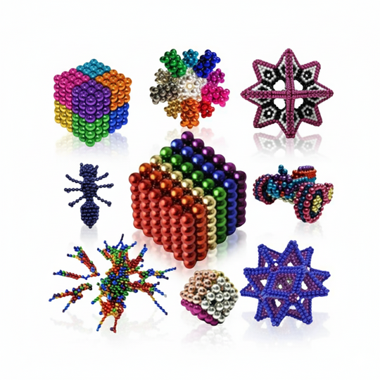 MagnoCraft Kids Magnetic Bead Set — Calm Creative Play