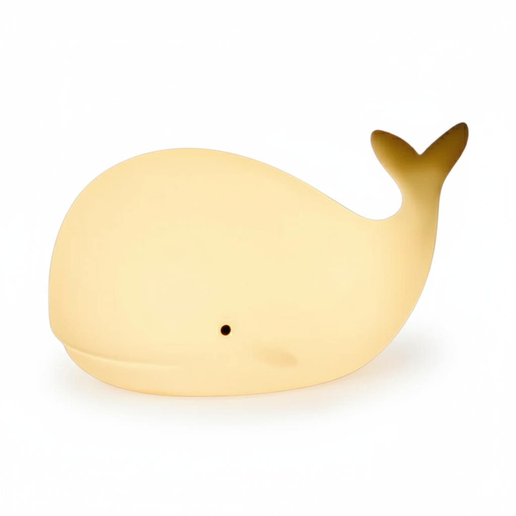 Coastal Whale Baby Night Light — Clean Calming Sleep Glow