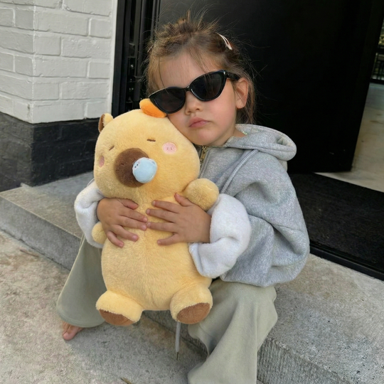 Janae Modern Capybara Plush Toy — Calming Quality Companion