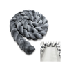 SnugNest Braided Crib Bumper – Baby Crib Bumper Comforting Sleep