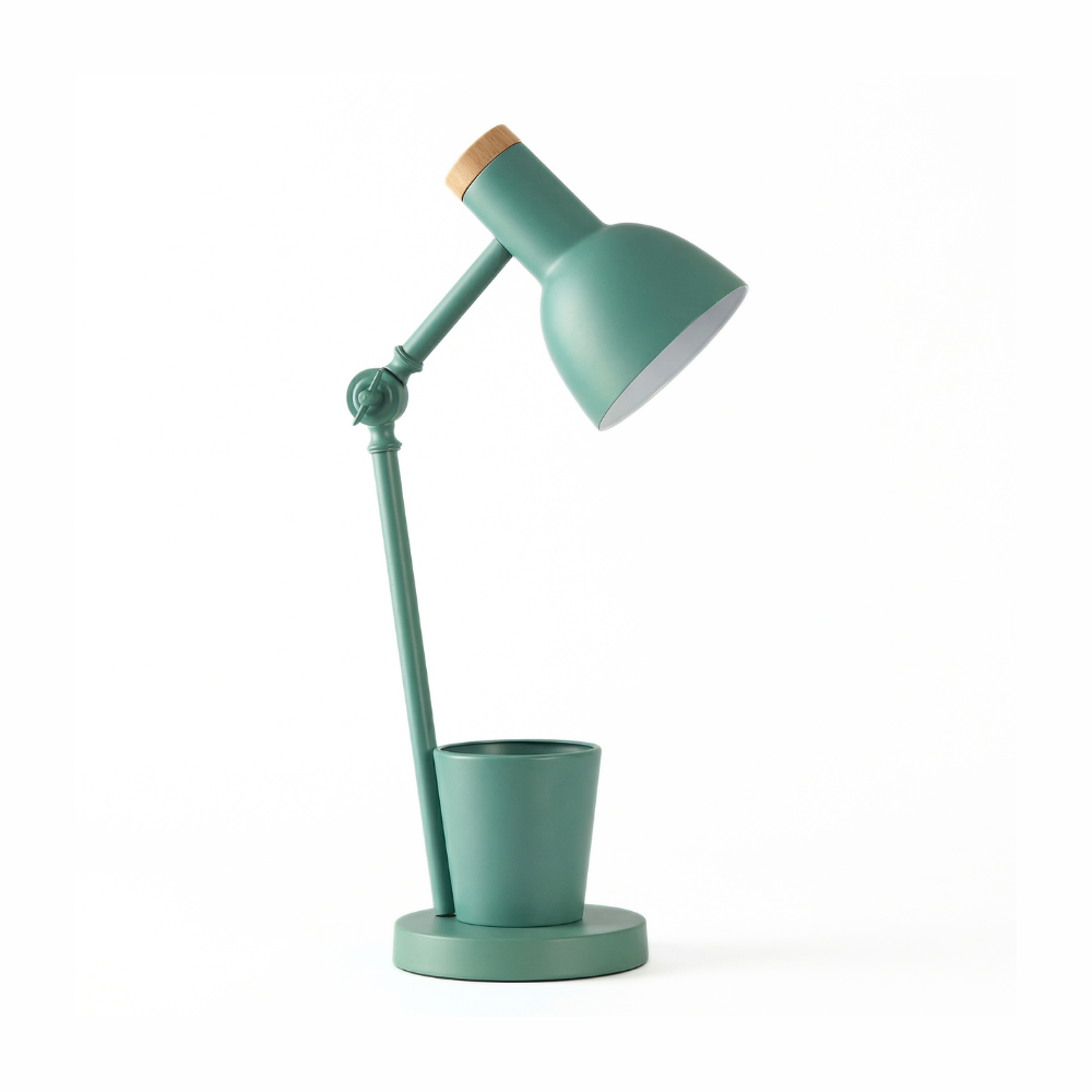 Nordic Wood Kids Table Lamp — Clean Calming Bedtime Glow