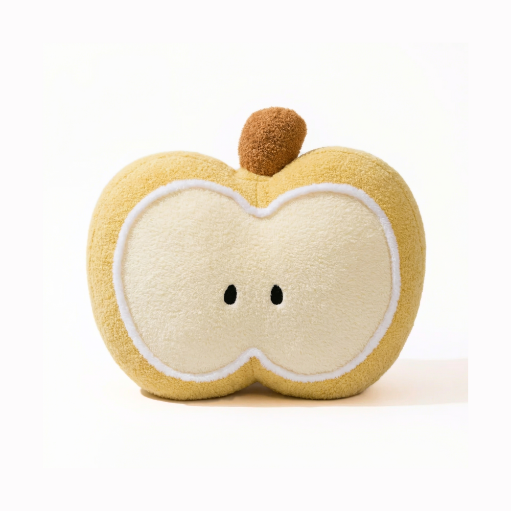 Apple Cuddle Plush Pillow Toy – Kids Clean Comfort Cushion