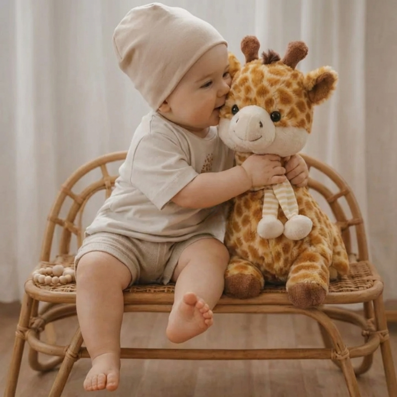 SavannaSnug Giraffe Plush Toy — Soft Comfort for Kids