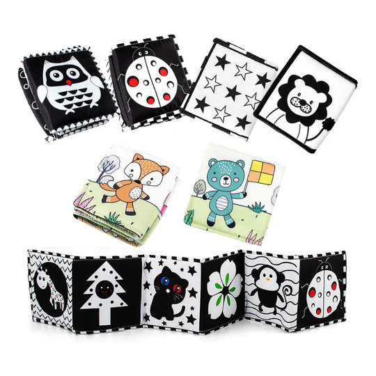 ContrastNest High Contrast Baby Sensory Book — Calm Visual Learning