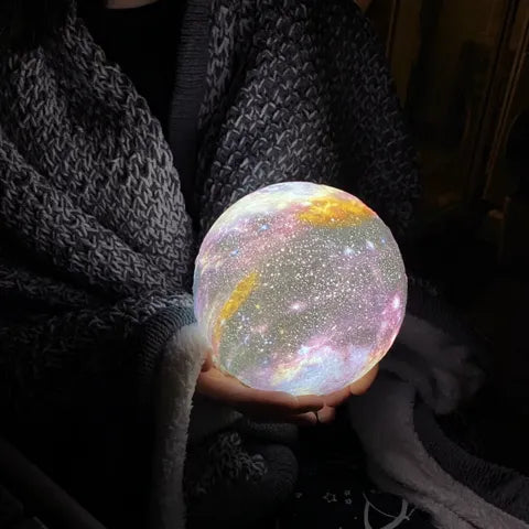 DreamGlow Orbit Night Light Projector — Kids Star Lamp Calm Sleep