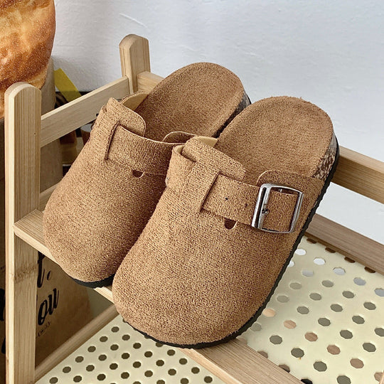 CorkEase Kids Slippers — Anti-Slip Quality for Modern Steps