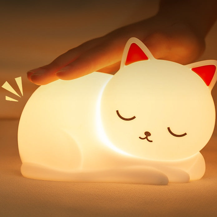 Sleepy Paws Cat Night Light — Gentle Comfort Glow
