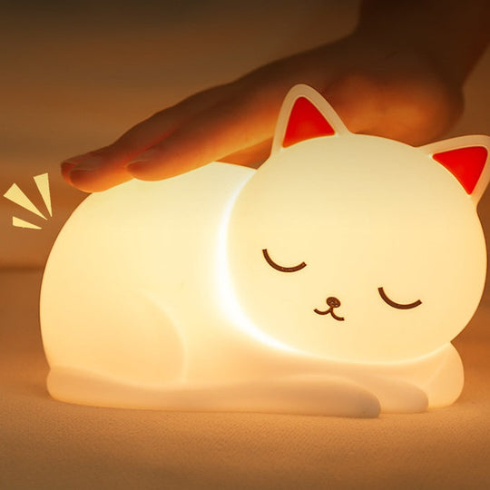 Sleepy Paws Cat Night Light — Gentle Comfort Glow