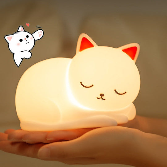 Sleepy Paws Cat Night Light — Gentle Comfort Glow