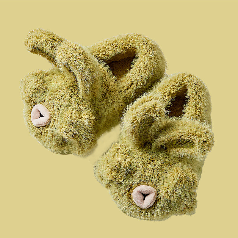 CozyHop Bunny Plush Kids Slippers — Clean Modern Indoor Quality