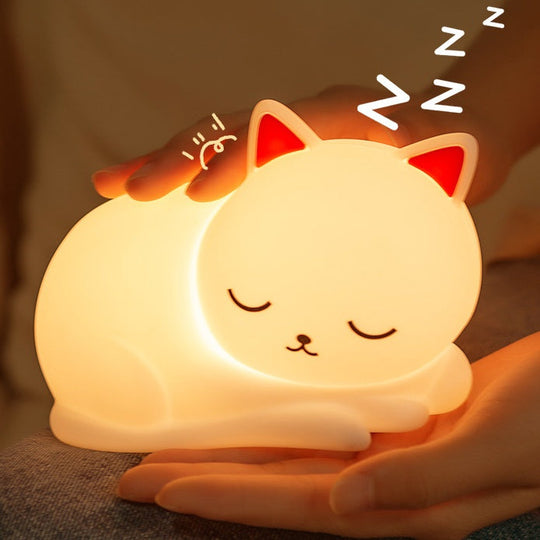 Sleepy Paws Cat Night Light — Gentle Comfort Glow