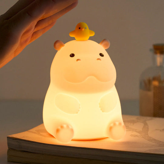 DreamGlow Hippo Night Light — Clean Bedtime Comfort for Kids