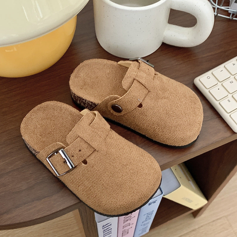 CorkEase Kids Slippers — Anti-Slip Quality for Modern Steps