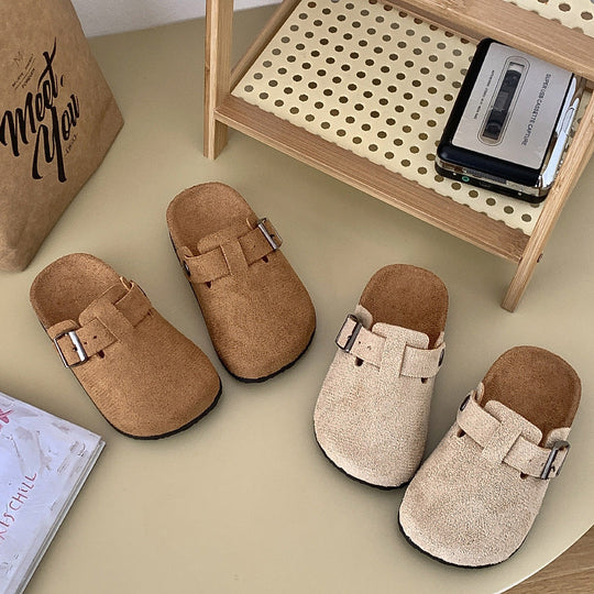 CorkEase Kids Slippers — Anti-Slip Quality for Modern Steps