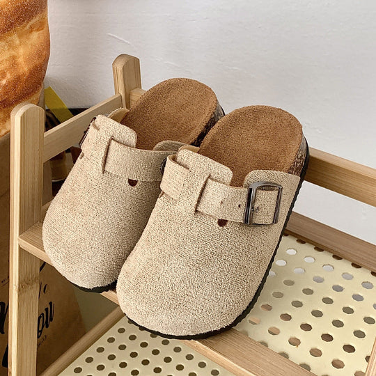 CorkEase Kids Slippers — Anti-Slip Quality for Modern Steps