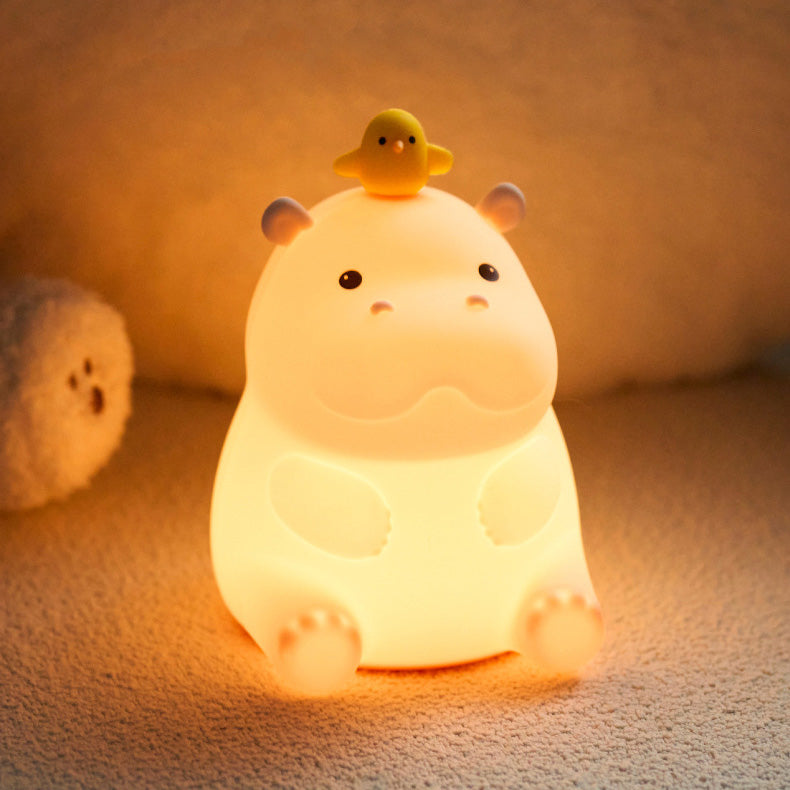 DreamGlow Hippo Night Light — Clean Bedtime Comfort for Kids