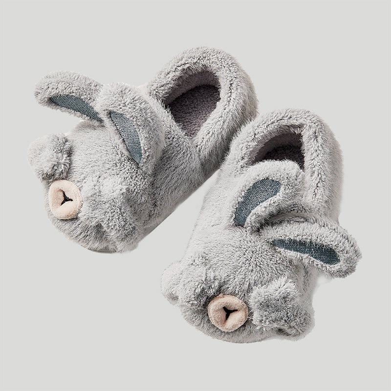 CozyHop Bunny Plush Kids Slippers — Clean Modern Indoor Quality