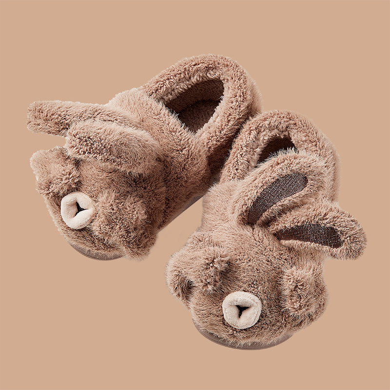 CozyHop Bunny Plush Kids Slippers — Clean Modern Indoor Quality