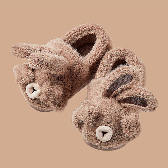 CozyHop Bunny Plush Kids Slippers — Clean Modern Indoor Quality