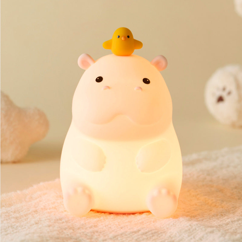 DreamGlow Hippo Night Light — Clean Bedtime Comfort for Kids