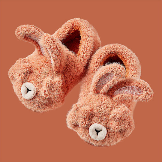 CozyHop Bunny Plush Kids Slippers — Clean Modern Indoor Quality