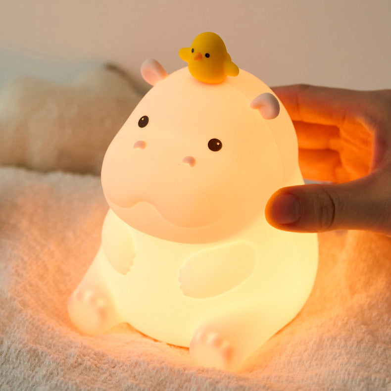 DreamGlow Hippo Night Light — Clean Bedtime Comfort for Kids