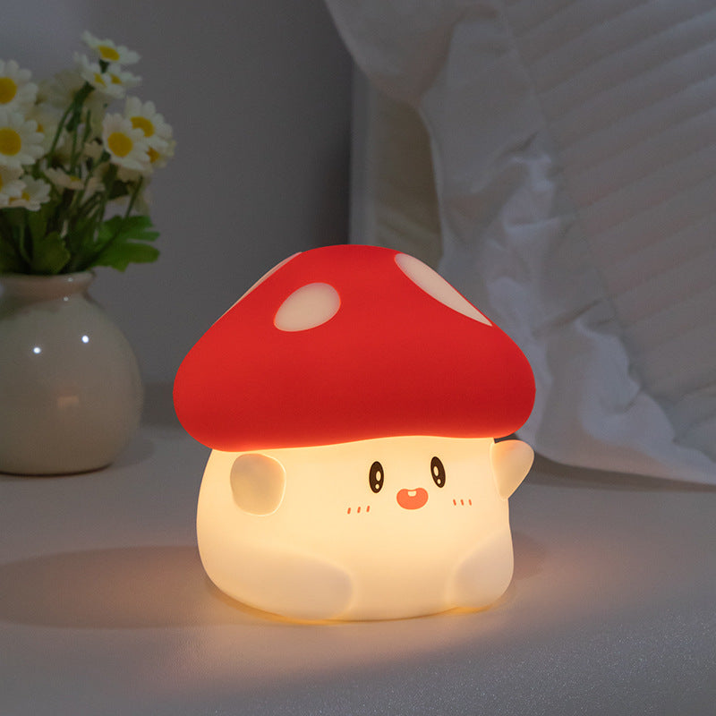 GlowNest Mushroom Baby Night Light — Clean Calming Glow